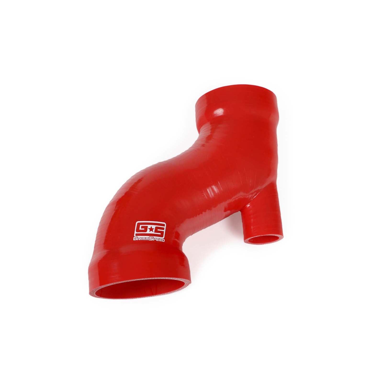 GrimmSpeedPost MAF Hose Kit Red w/ OEM Sound Generator Tube - 2015-2017 Subaru STI